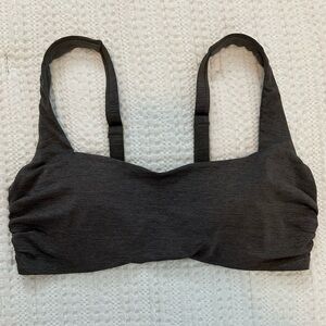 Athleta Women’s Underwire Bra Built In Sports Bra Size 36B/C Gray Adjustable